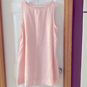 🌸Beautiful J Jill Pink Linen Dress🌸Excellent Condition🌸Size XL🌸